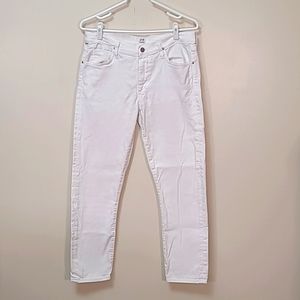 Citizens Of Humanity Size 30 White Cropped Jeans